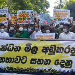 Monaragala samagi janabala wegaya picket